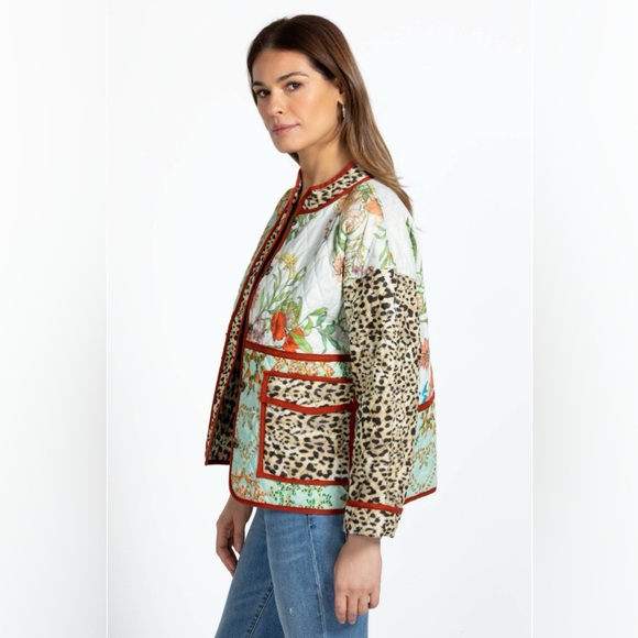 Johnny Was LILIANA QUILTED PATCH POCKET JACKET Size 3X - Picture 3 of 14